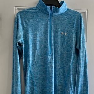 Blue under armor sweatshirt